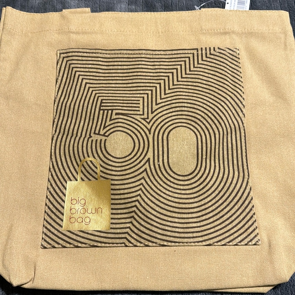 Big Brown Bag Canvas Tote
